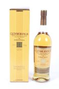 Glenmorangie the original 10 years old whiskey. 1 litre, boxed.
