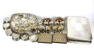 A quantity of assorted contemporary silverplated tableware.