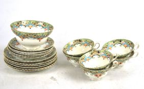 A Victorian Samuel Radford Ltd six piece tea service.