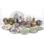 A collection of 19th and 20th century Japanese and Chinese ceramics.