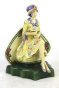 A limited edition Kevin Francis ceramic figure of 'Charlotte Rhead'.