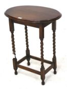 A early 20th century occasional table.