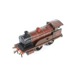 A Hornby O gauge locomotive. 0-4-0, LMS livery no 1924.