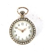 A Victorian ladies fob watch.