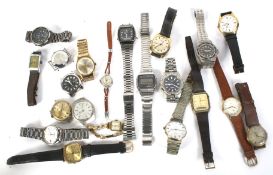 A collection of gentlemans' watches.