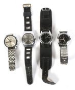 Four gentleman's vintage watches.