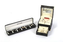 A boxed Pierre Cardin earrings and necklace set.