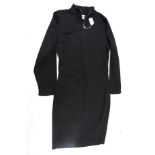 A Mary Quant little black dress. Size 10 with zip up neck. 87cm from shoulder to hem laid flat.