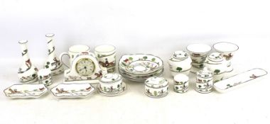 A collection of assorted 'Hunting Scene' china tableware.