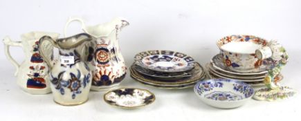An assortment of Victorian and later ceramics.