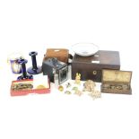 An assortment of vintage collectables.