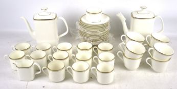 A Royal Doulton Gold Concord coffee set.