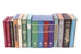 A quantity of Folio Society books to include: A L Rowse - A boxed set of 'The Elizabethan Age';