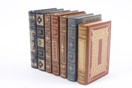 Seven volumes of finely bound volumes published by the Franklin Mint.