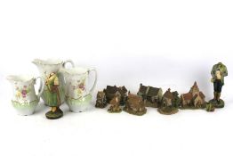 An assortment of ceramics. Including sev