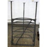 A galvanized metal style with a gate. L9