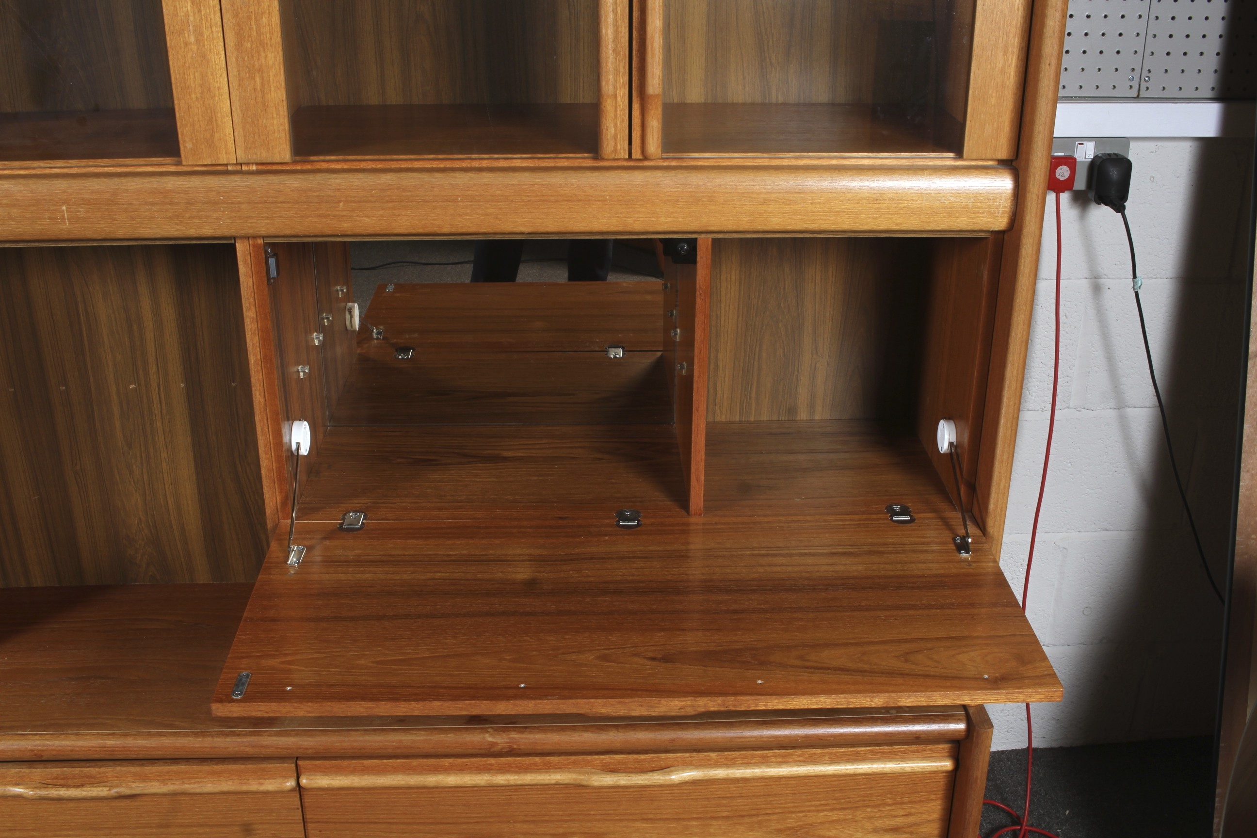 A 1960s G-Plan teak wall cabinet. With t - Image 4 of 4
