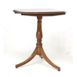 A 20th century mahogany occasional table