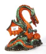 An Anita Harris model of a dragon. H23cm