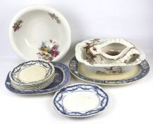 A quantity of assorted Victorian ceramic