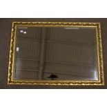 A contemporary bevelled edge mirror. Of