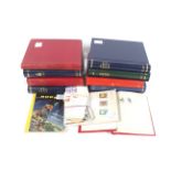 A large quantity of world stamps in large and small albums (one box)