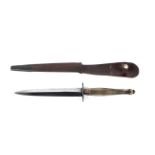 Fairbairn & Sykes WWII Mark 2 fighting knife.