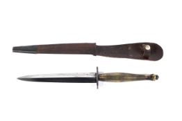 Fairbairn & Sykes WWII Mark 2 fighting knife.