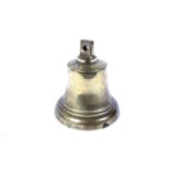 A brass ships bell stamped GR VI.