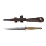 Fairbairn & Sykes WWII Mark 2 fighting knife.