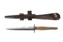 Fairbairn & Sykes WWII Mark 2 fighting knife.