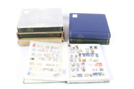 A world collection of stamps in 6 albums