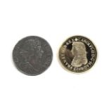 Two copies of a 1663 petition crown coin and another Charles II coin
