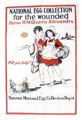 Two World War One 'National Egg Collection for the Wounded' propaganda posters.