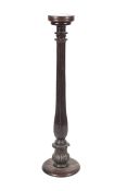 A 19th century and later Mahogany jardiniere stand,