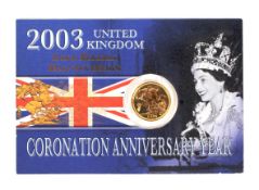 Coin-Elizabeth II (1952-2022), half-sovereign 2003.