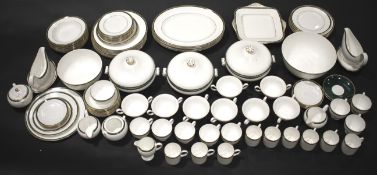 An extensive Wedgwood bone china dinner service in the 'Chorale' pattern.