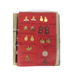 A collection of assorted sixty eight vintage military collar dogs badges.