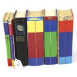 A full set of six 'Harry Potter' books.