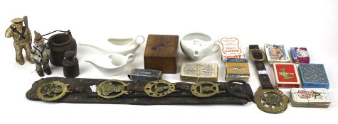 A collection of assorted vintage items.