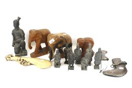 A collection of assorted tourist collectables.