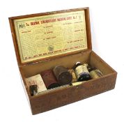 A vintage veterinary box and contents.