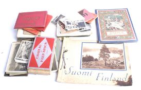 A collection of 19th century and later postcards.
