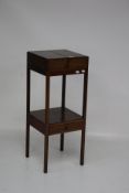 A 19th century mahogany gentleman's wash stand.