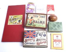 A collection of assorted vintage family card and board games.