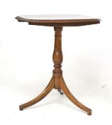 A 20th century mahogany occasional table.