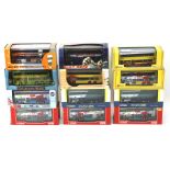 A collection of assorted diecast model buses. Including Corgi Classics, all boxed.