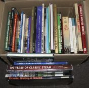 Collection of over thirty assorted railway and transport related books.
