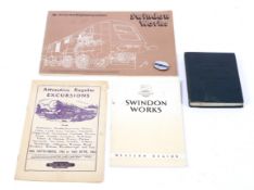 A collection of railway ephemera relating to Swindon.