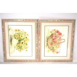 A pair of contemporary watercolours. Bot